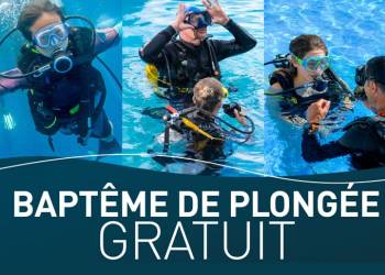 Baptême de plongée gratuit à la Carola