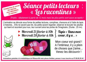 SEANCE PETITS LECTEURS "les racontines"