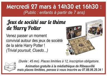 JEUX DE SOCIÉTÉ "Harry Potter"