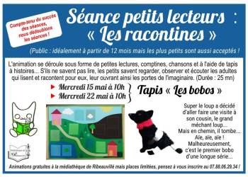 SÉANCE PETITS LECTEURS : "Les racontines"