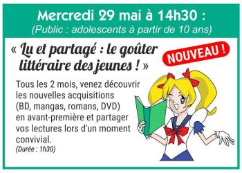 GOÛTER LITTÉRAIRE DES JEUNES