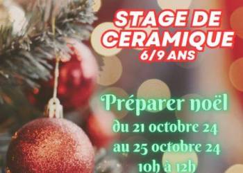 STAGE DE CERAMIQUE