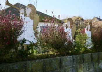 Marché de noël : tests de sonorisation dans la Grand rue
