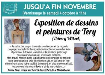 EXPOSITION A LA MEDIATHEQUE