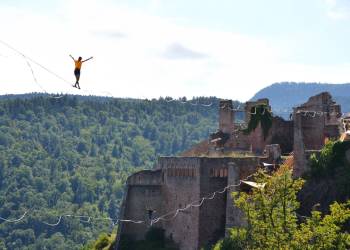  HIGHLINE : Nouveau record d’Alsace à Ribeauvillé
