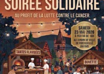 SOIRÉE SOLIDAIRE au profit de la lutte contre le cancer