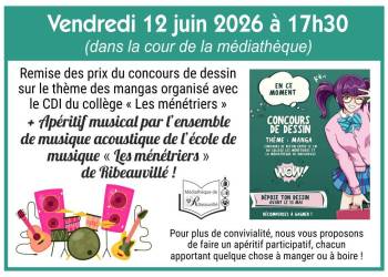 Remise de prix du concours de dessin