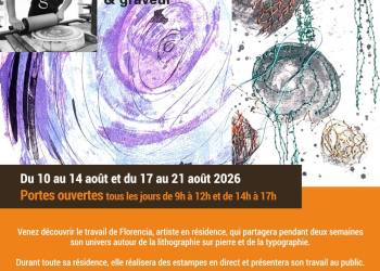Résidence d'artiste à l'Atelier Musée