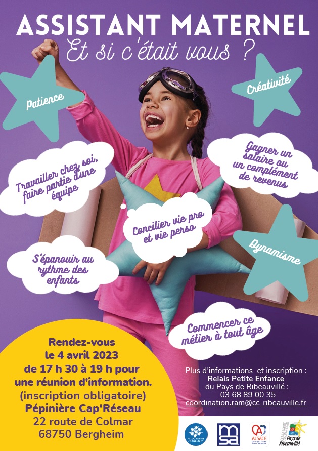 METIER D'ASSISTANT MATERNEL Réunion d'information